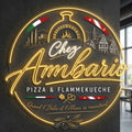 Chez Ambario - Enseigne néon LED personnalisé · Waterproof