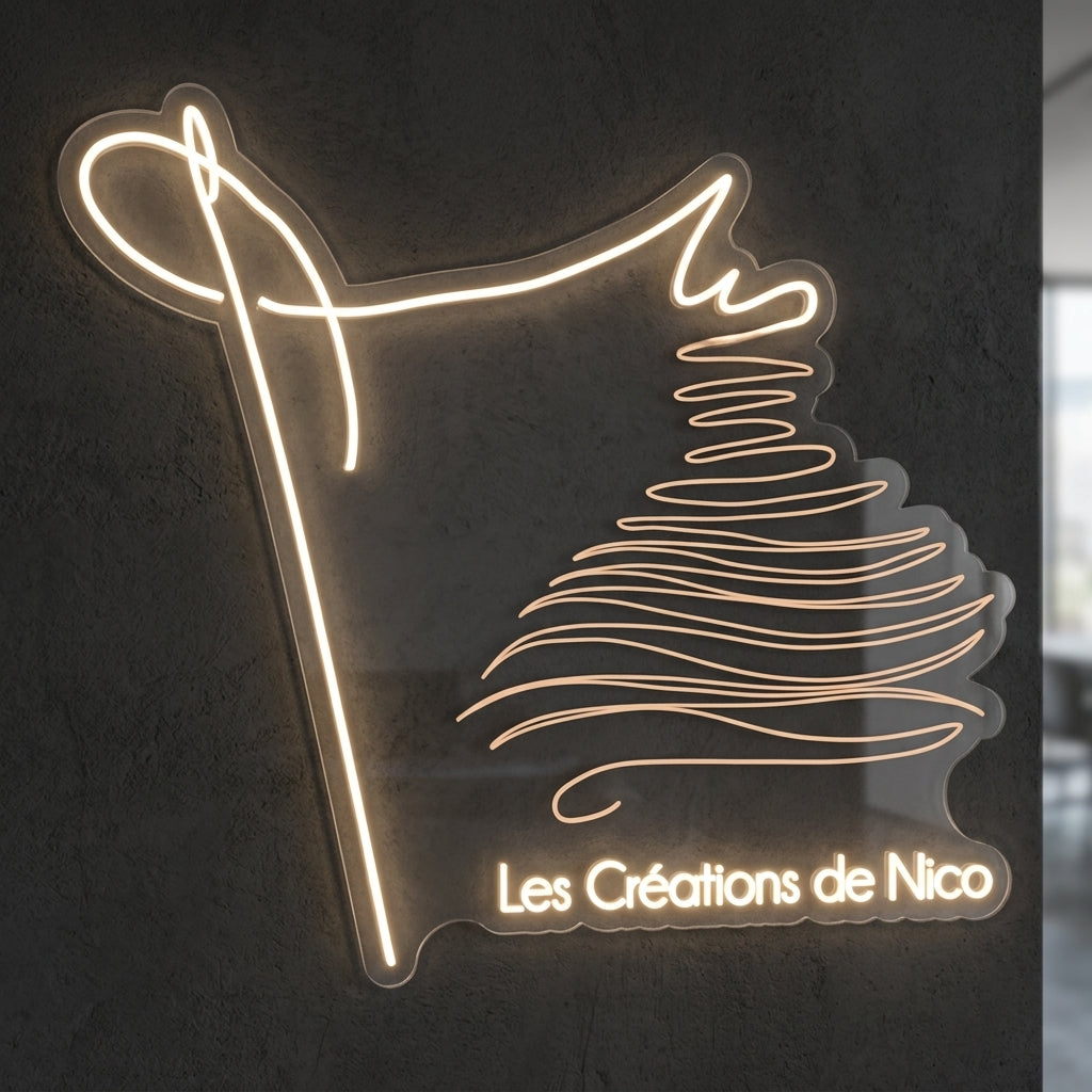 Les Créations de Nico - Enseigne néon LED personnalisé