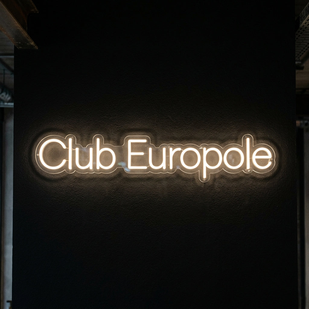 Club Europole - Enseigne néon LED personnalisé