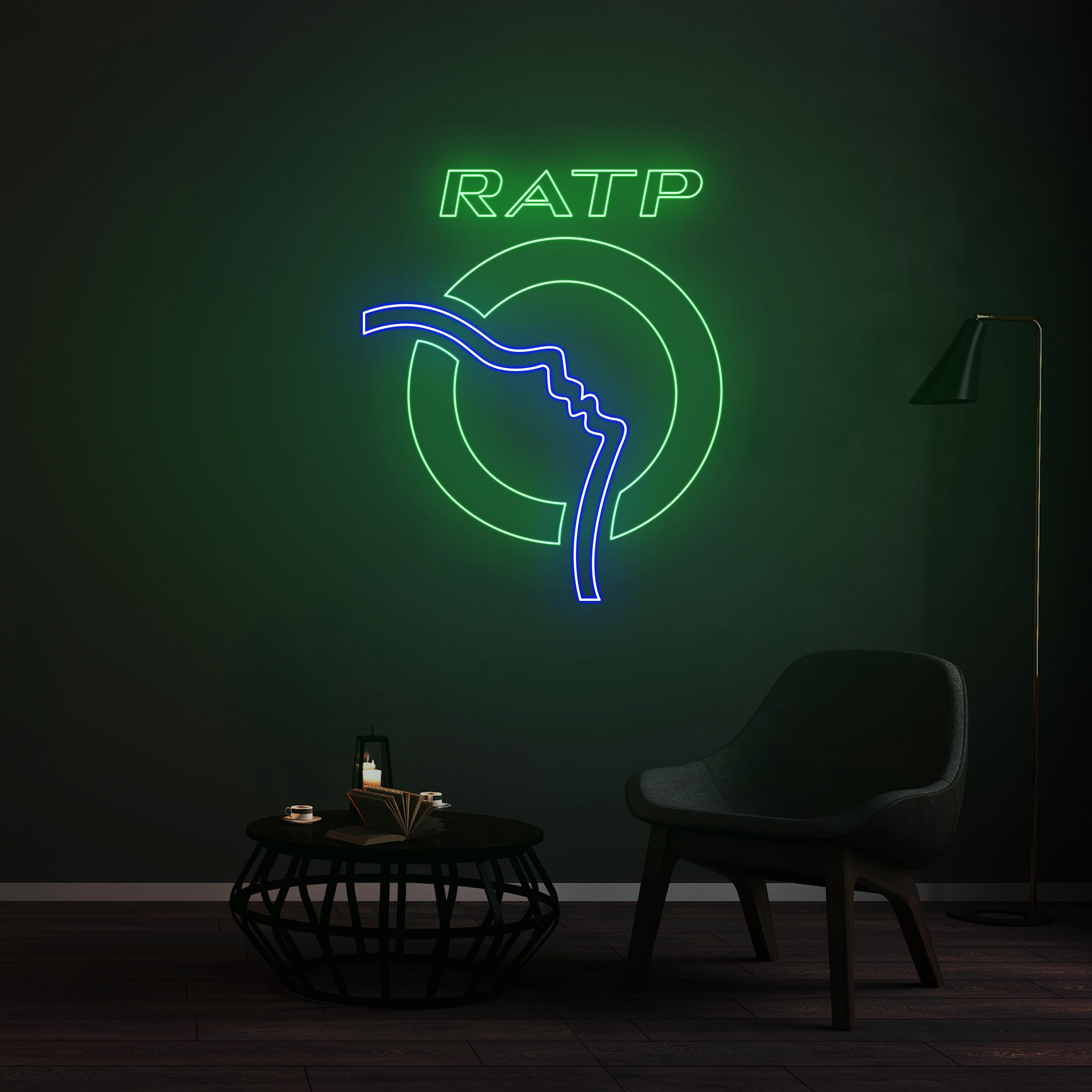 Personnalisation Enseigne LED Néon - RATP