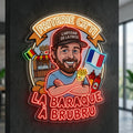 La baraque à brubru - Enseigne néon LED personnalisé