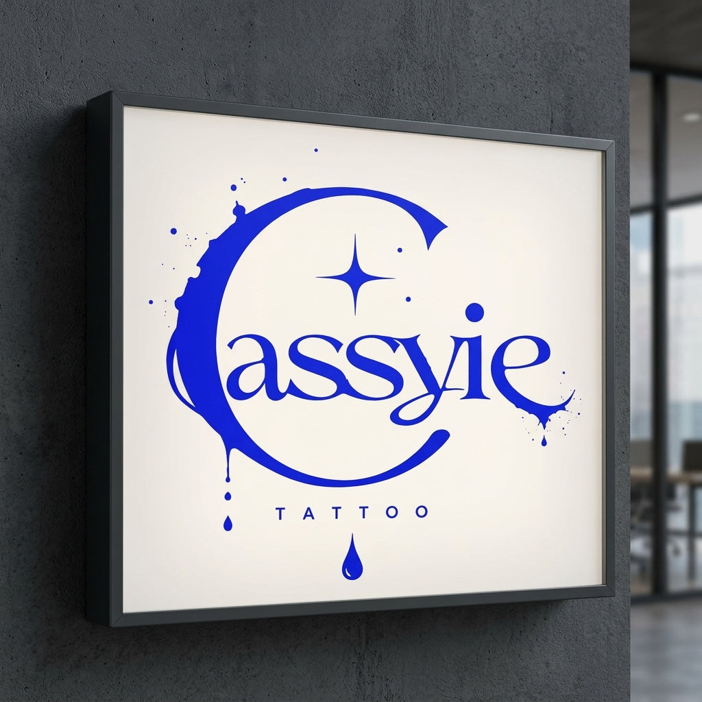 Cassyie tattoo · Caisson lumineux