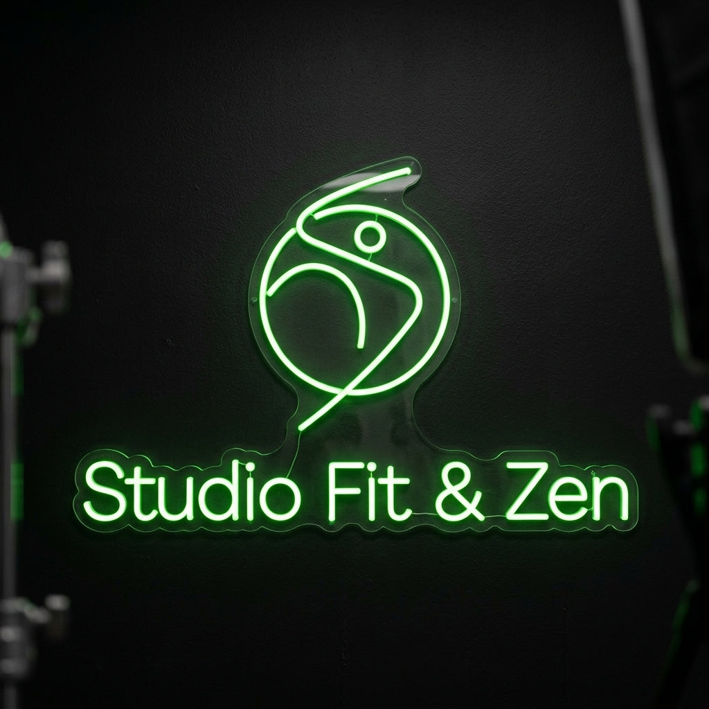 Studio Fit & Zen - Enseigne néon LED personnalisé
