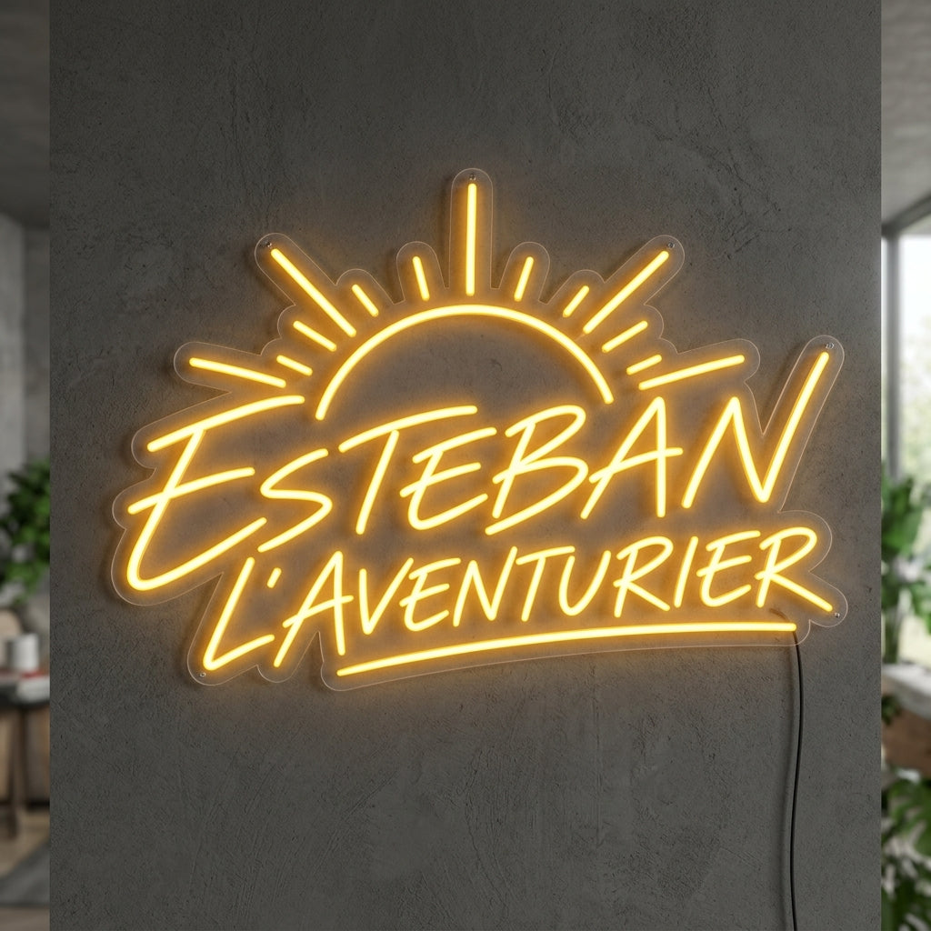 Enseigne néon LED personnalisée · Réf. 4642