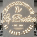 Le Barbier De Saint-tugal - Enseigne néon LED personnalisé