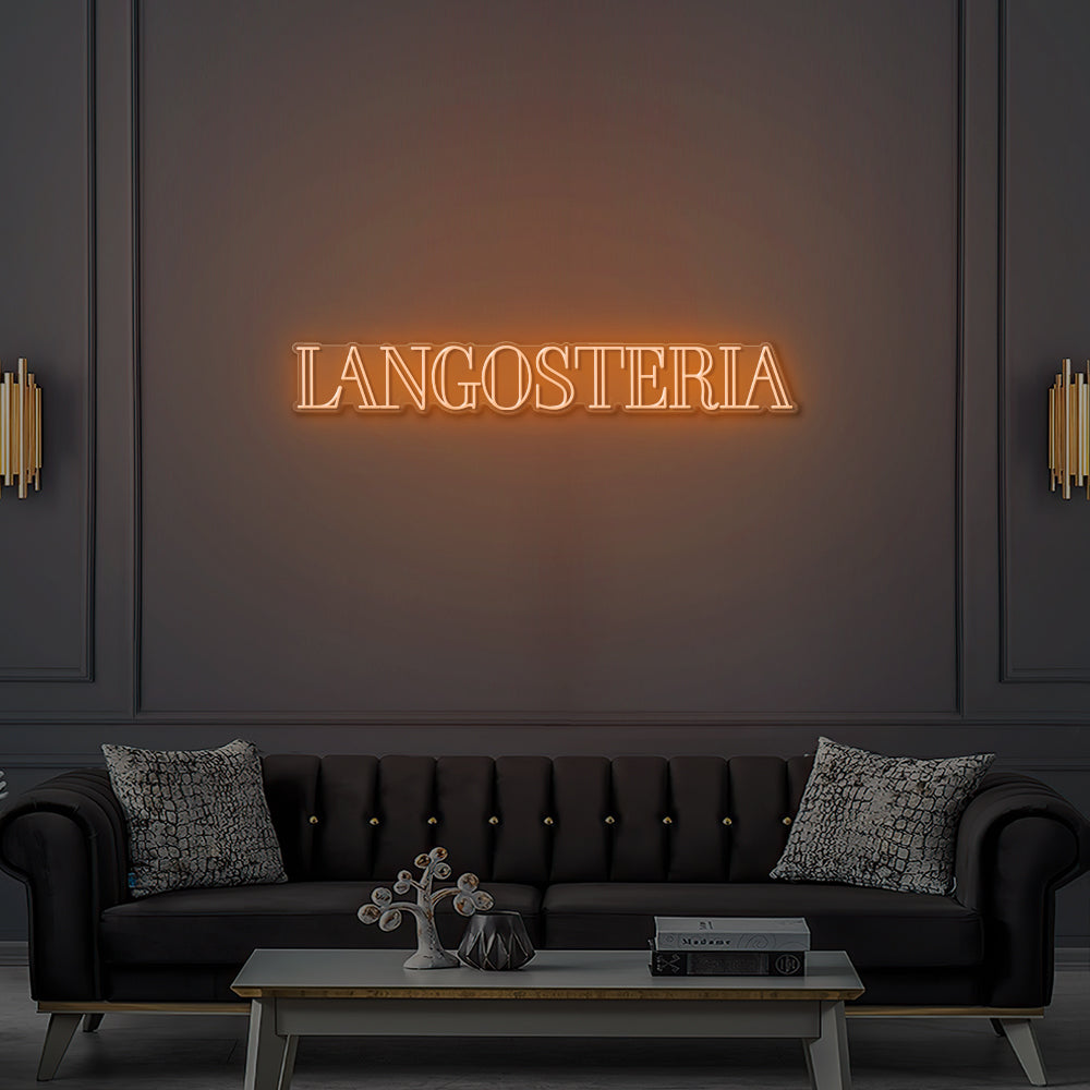 Enseigne LED Néon Personnalisée Langosteria