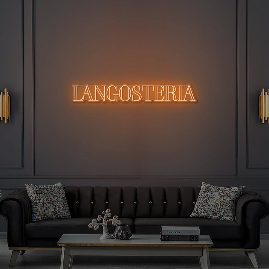 Enseigne LED Néon Personnalisée Langosteria