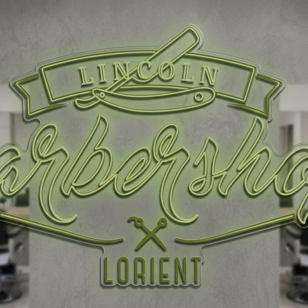 Lincoln - Enseigne néon LED personnalisé