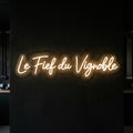 Le Fief du Vignoble - Enseigne néon LED personnalisé