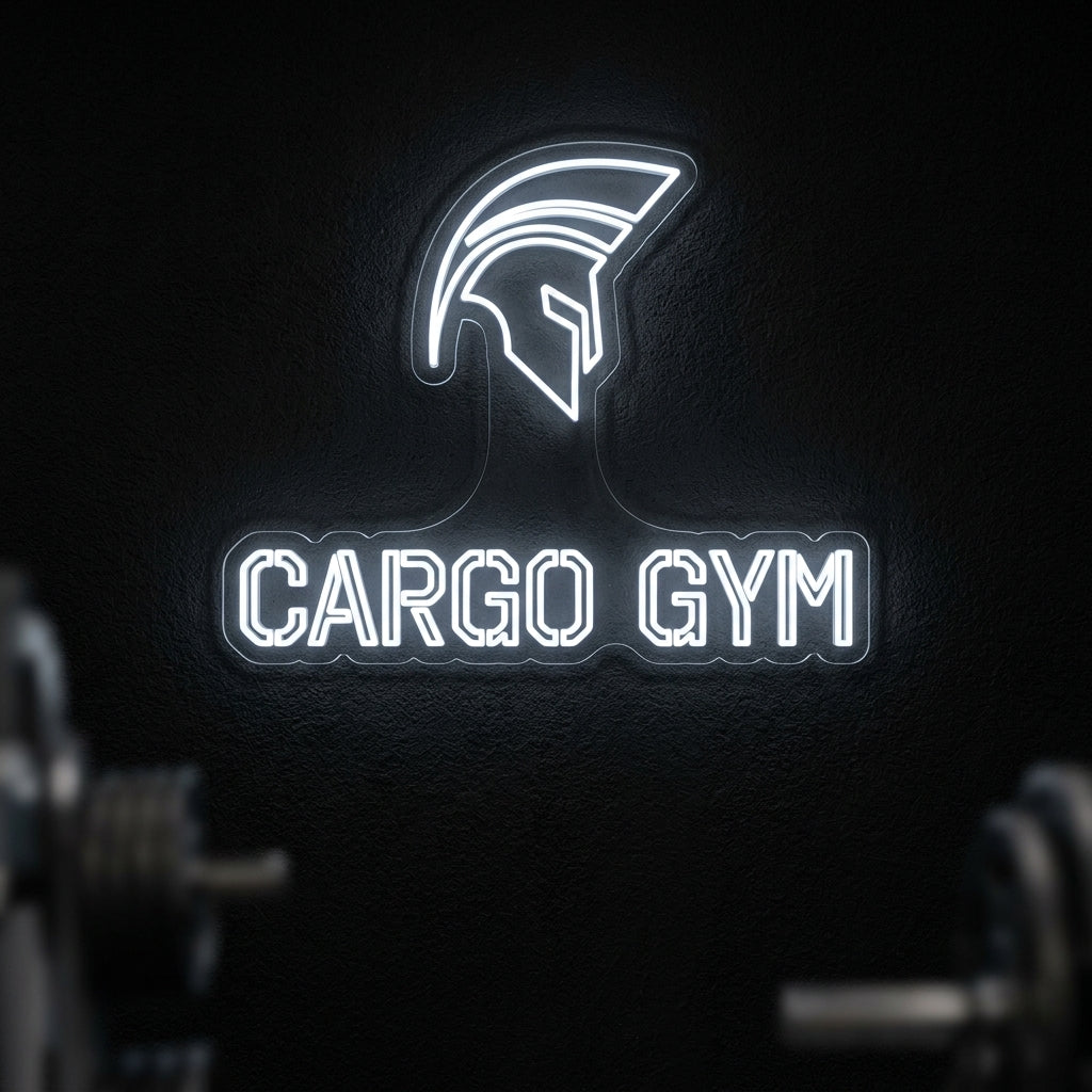 Cargo Gym - Enseigne néon LED personnalisé