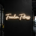 Freedom Fitness - Enseigne néon LED personnalisé