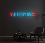 Personnalisation Enseigne LED Néon - LE FESTY BAR