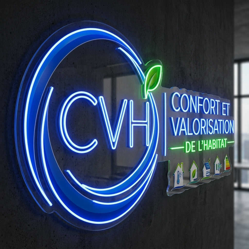 Confort et valorisation de l’habitat - Enseigne néon LED personnalisé