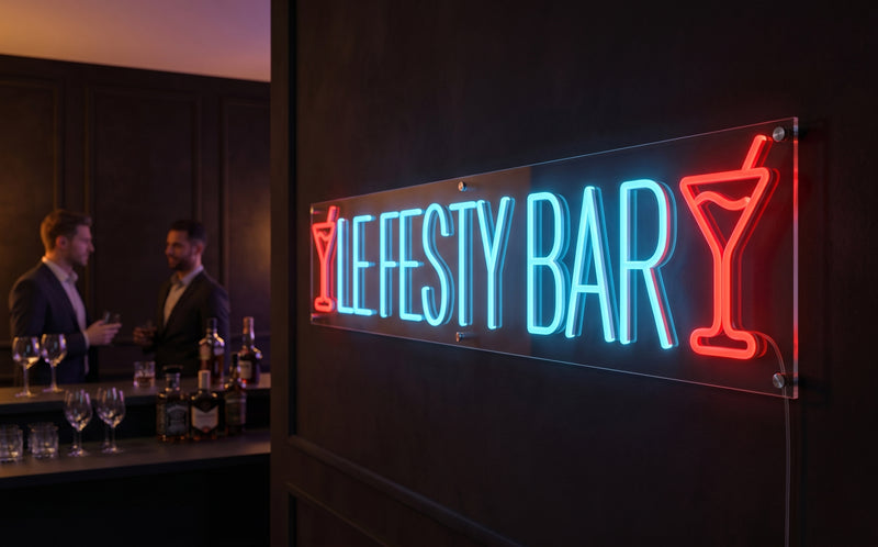 Personnalisation Enseigne LED Néon - LE FESTY BAR