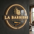 LB LA BARBIERE - Enseigne néon LED personnalisé