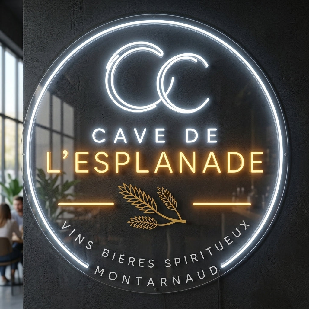 La cave des copains - Enseigne néon LED personnalisé