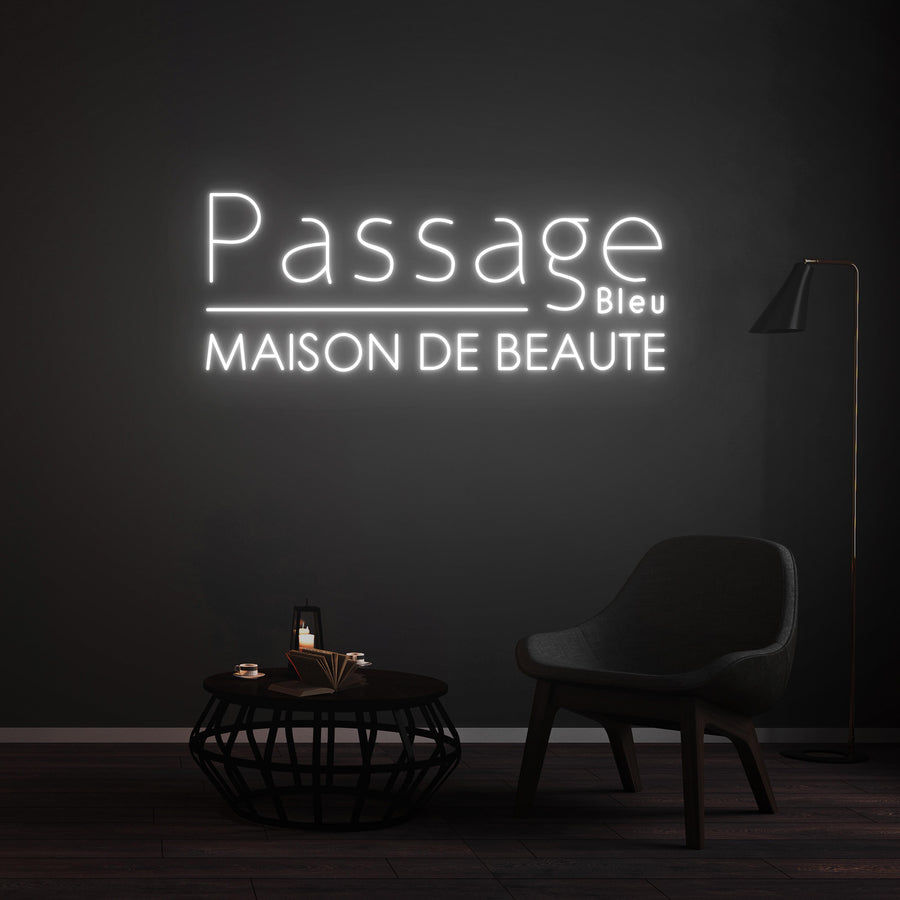 Personnalisation Enseigne LED Néon - Passage