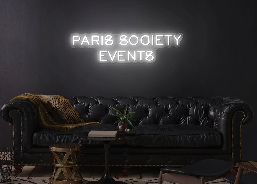 Enseigne LED Néon Personnalisée - Paris Society Event