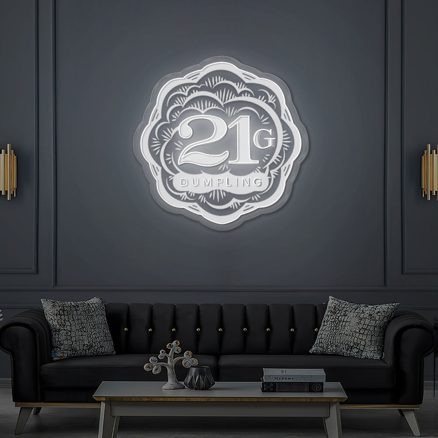 Enseigne LED Néon Personnalisée 21G Dumpling