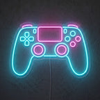 Enseigne néon LED CONTROLLER — décoration gaming et setup, fabriquée sur-mesure par Lumicorne