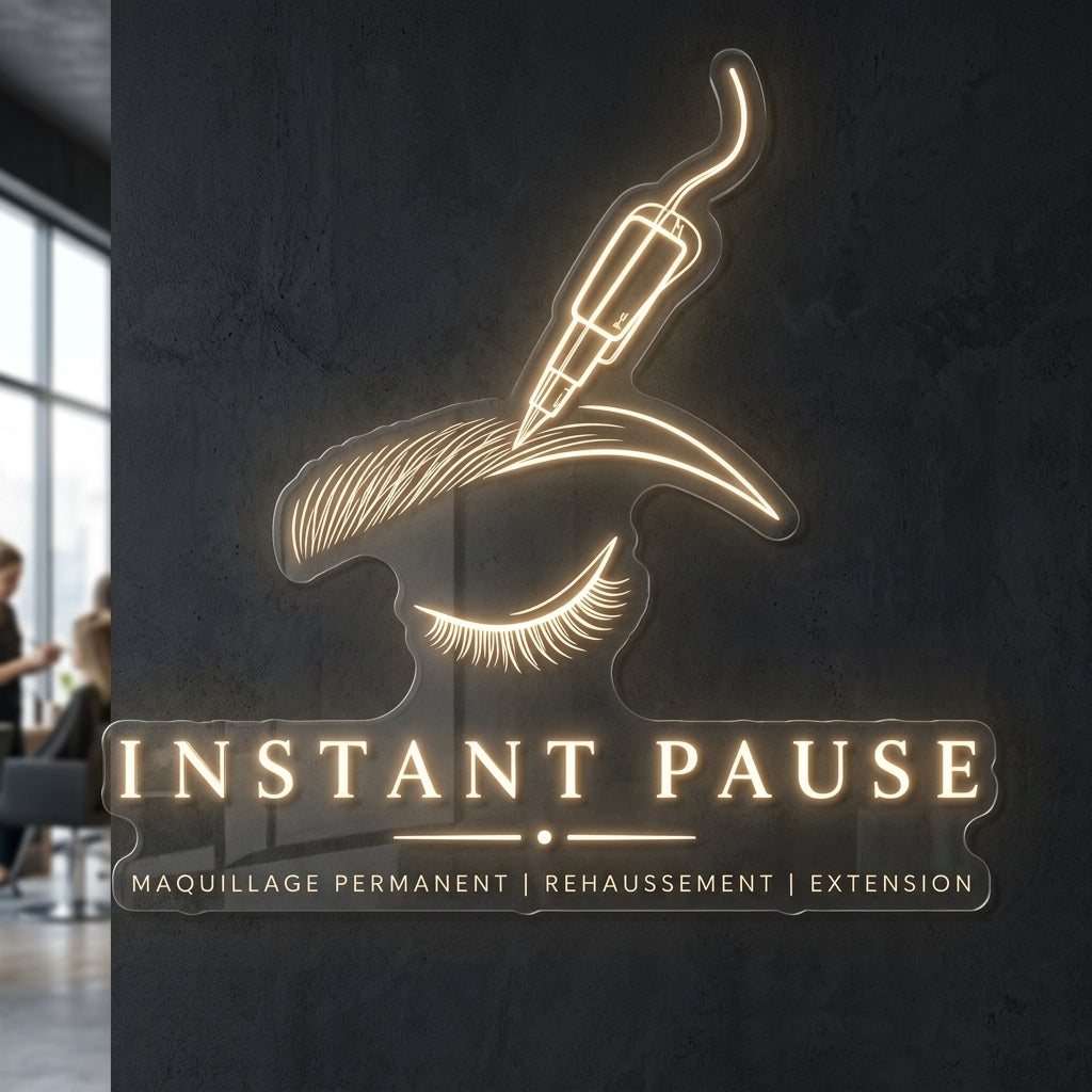 Enseigne néon LED personnalisée · Réf. 1018