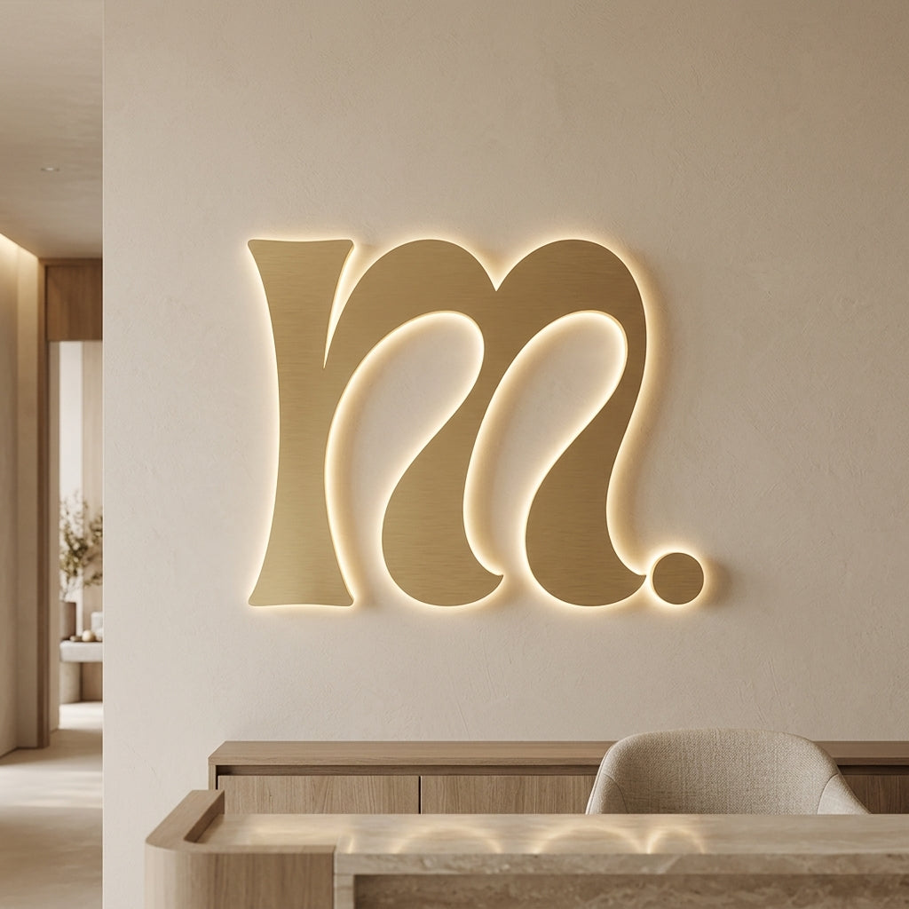 Mad institut · Lettres rétroéclairées