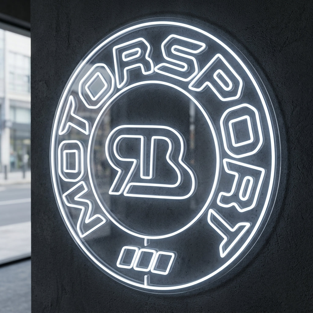 GARAGE MOTORSPORT - Enseigne néon LED personnalisé