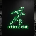 athletic club - Enseigne néon LED personnalisé