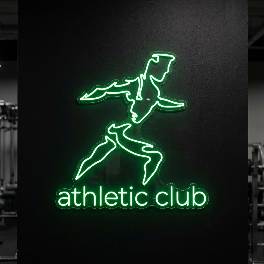 athletic club - Enseigne néon LED personnalisé