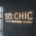 SO CHIC - Enseigne néon LED personnalisé