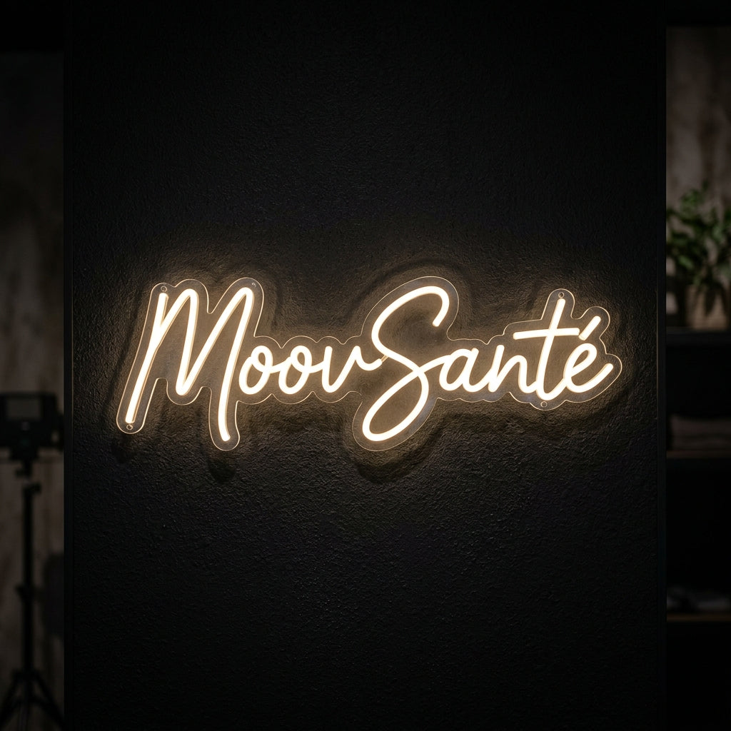 MoovSanté - Enseigne néon LED personnalisé