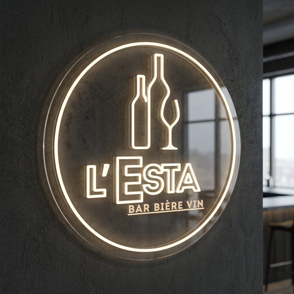 Le relais saint jacques - Enseigne néon LED personnalisé
