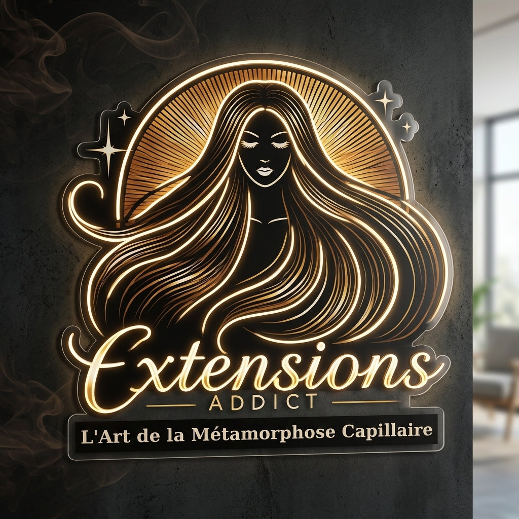 EXTENSIONS ADDICT - Enseigne néon LED personnalisé