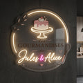 Les Gourmandises de Jules et Alice - Enseigne néon LED personnalisé