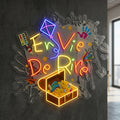 En Vie de Rire - Enseigne néon LED personnalisé