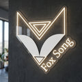 Fox Song - Enseigne néon LED personnalisé