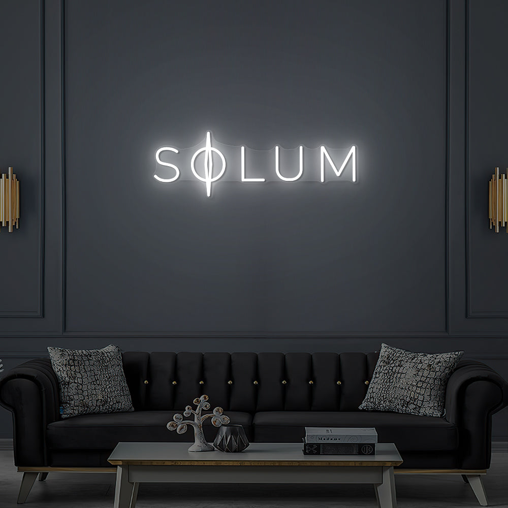 Enseigne LED Néon Personnalisée -Solum