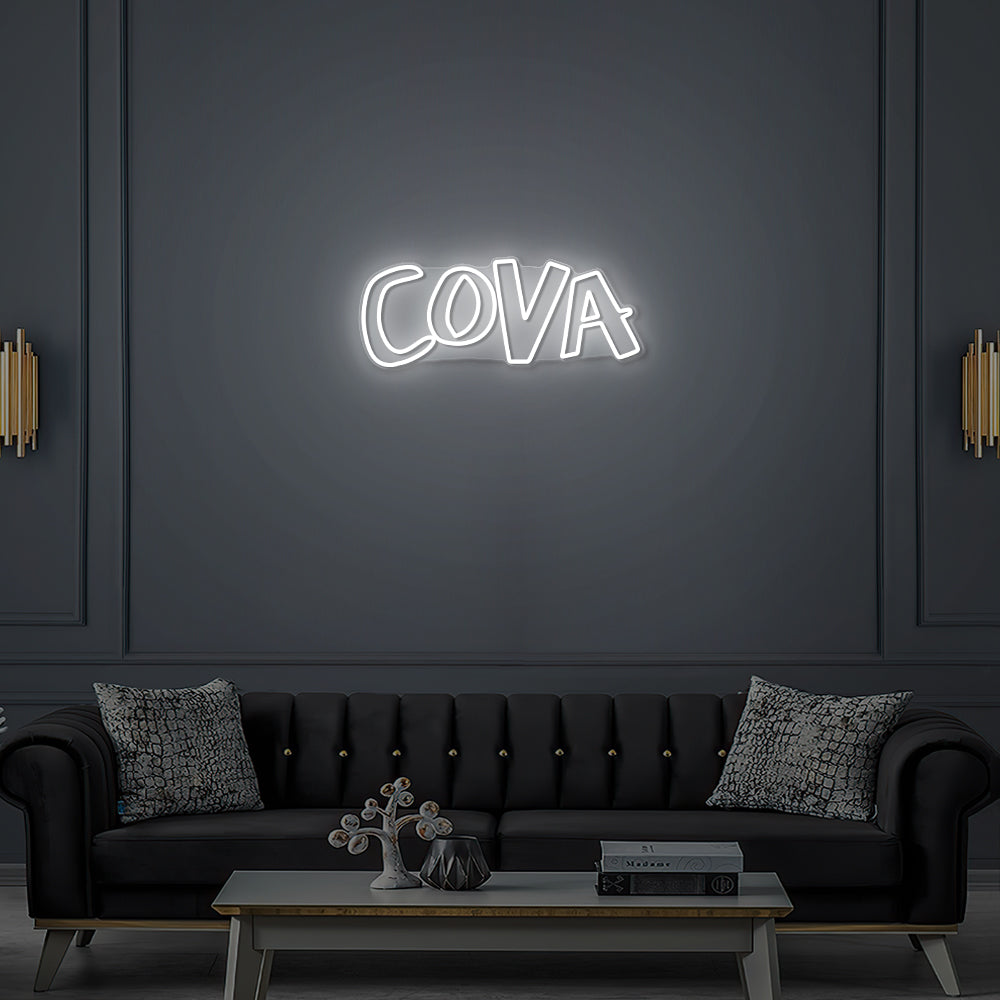 Enseigne LED Néon Personnalisée - Cova