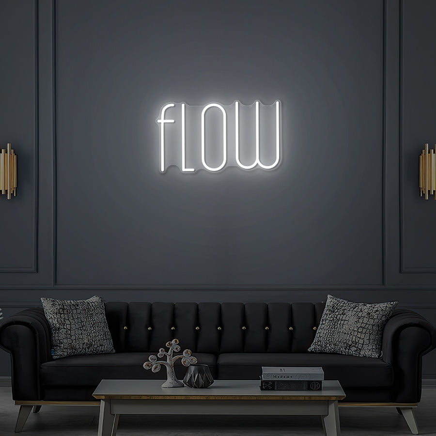 Enseigne LED Néon Personnalisée -Le Flow
