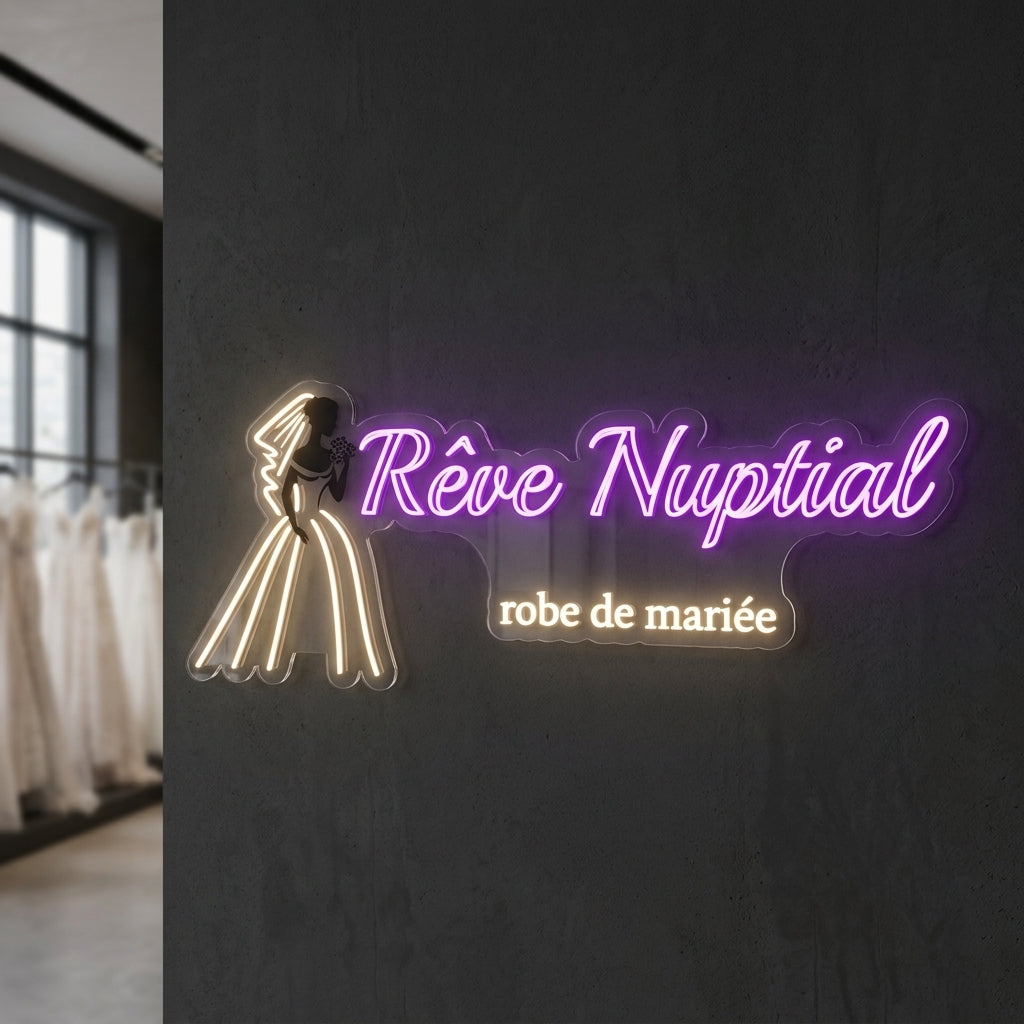 Enseigne néon LED personnalisée · Réf. 1388