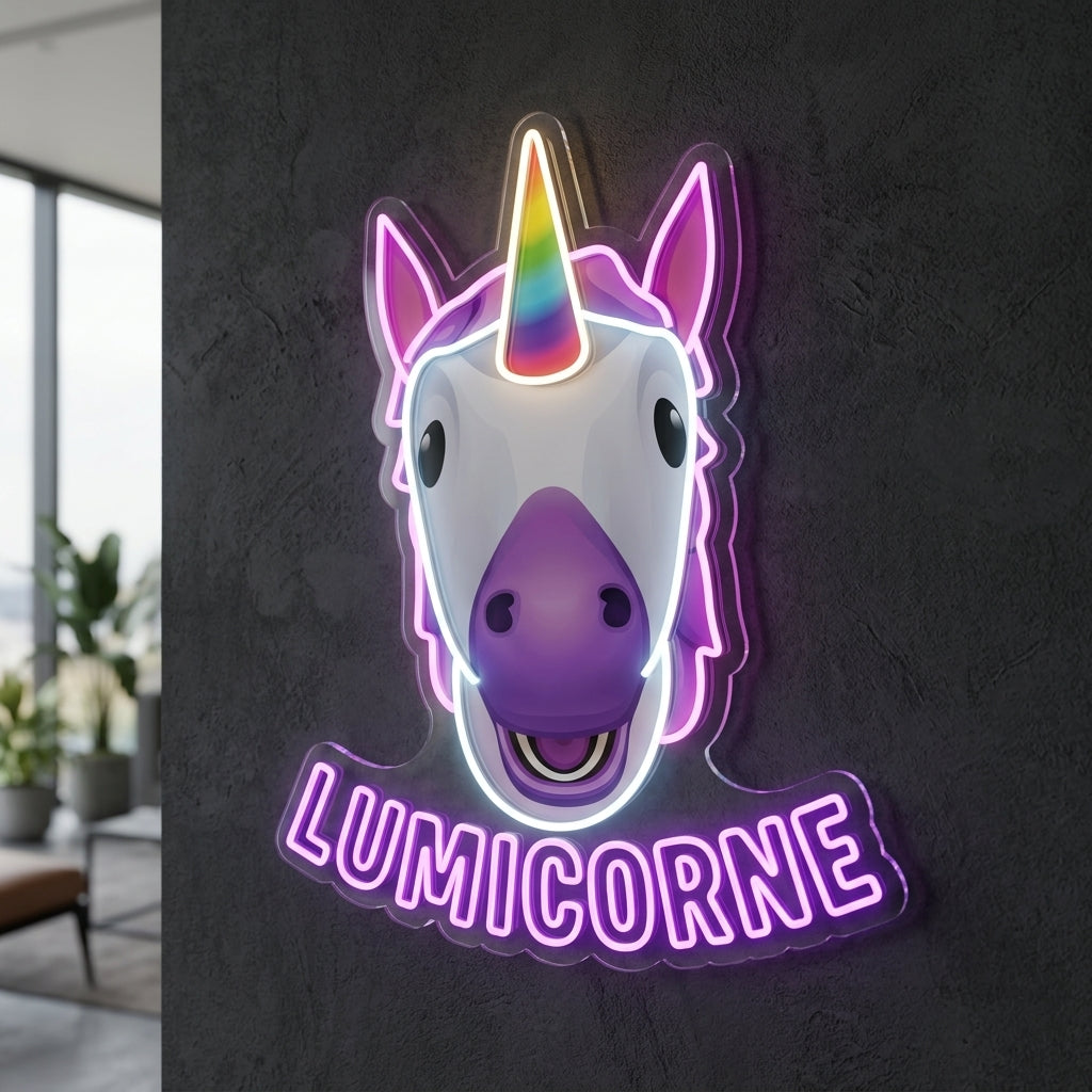 LUMICORNE - Enseigne néon LED personnalisé