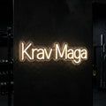 Krav Maga - Enseigne néon LED personnalisé