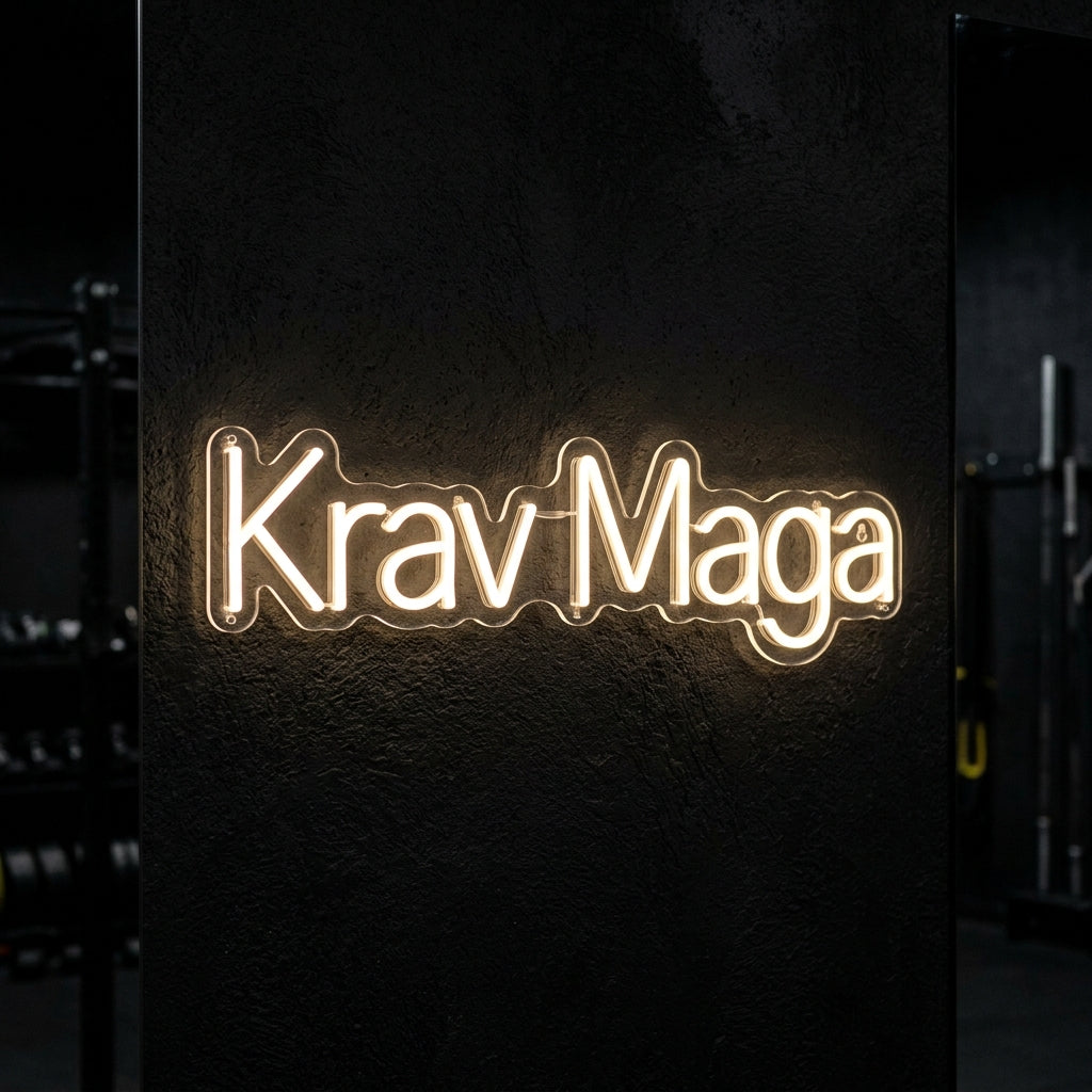 Krav Maga - Enseigne néon LED personnalisé