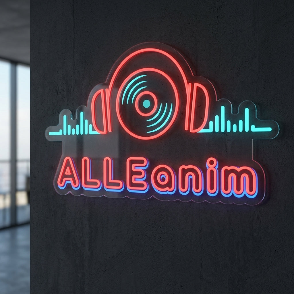 ALLEanim - Enseigne néon LED personnalisé