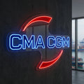 CMA CGM - Enseigne néon LED personnalisé