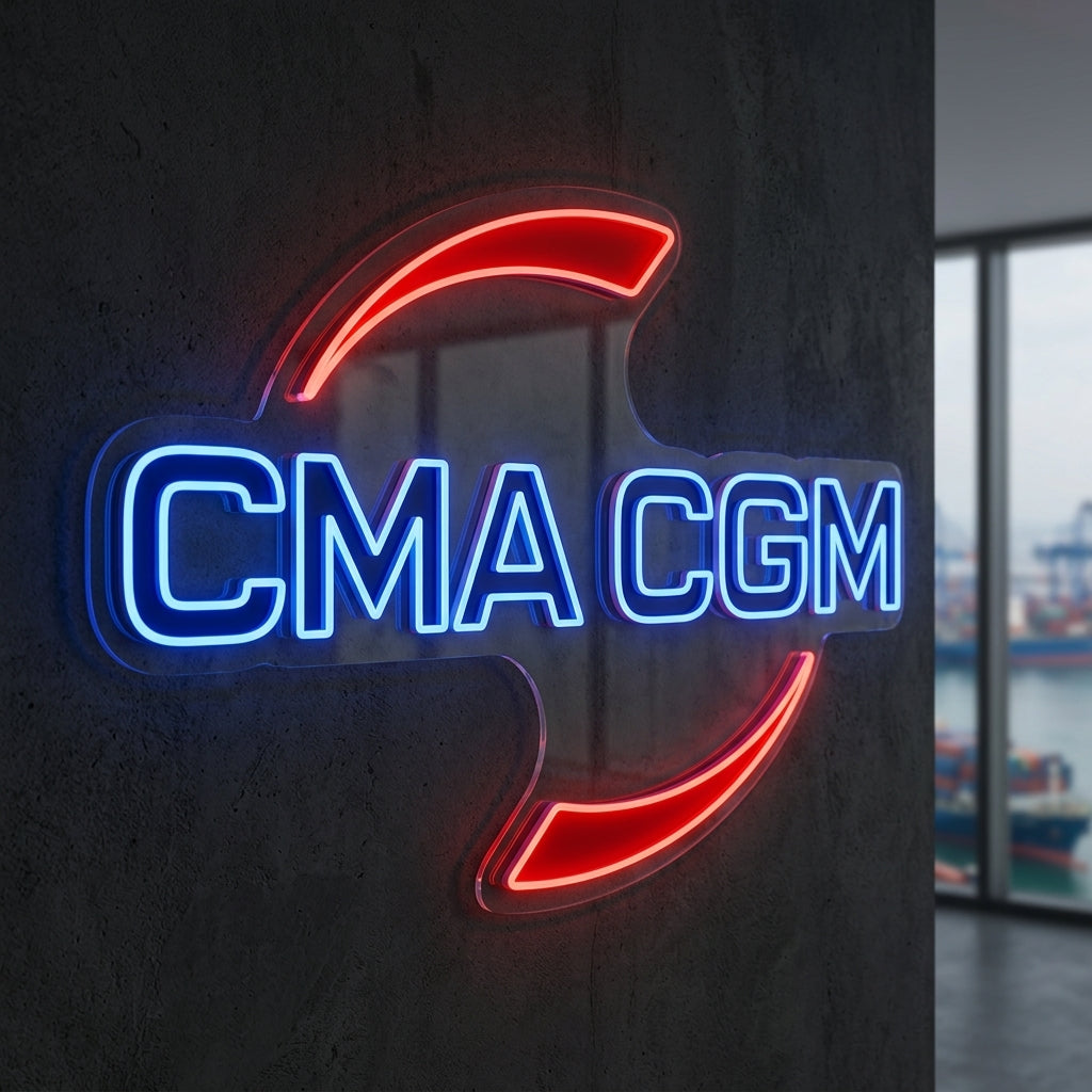 CMA CGM - Enseigne néon LED personnalisé