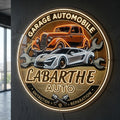 Labarthe Auto - Enseigne néon LED personnalisé · Waterproof