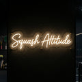 Squash Attitude - Enseigne néon LED personnalisé
