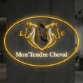 Mon’Tendre Cheval - Enseigne néon LED personnalisé