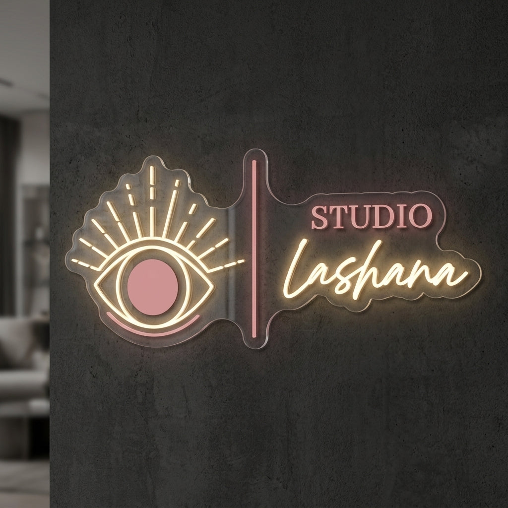 Studio lashana - Enseigne néon LED personnalisé